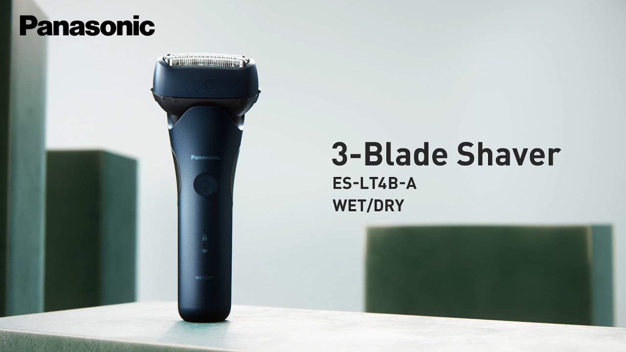 Panasonic Electric Shaver ES-LT4B | Effective & Gentle Shave with 3-Blade Shaver | Personal Care