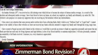Zimmerman bail dispute