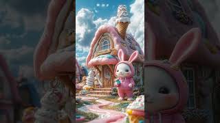 The Rabbits and the Candy Factory #bunny #rabbit #animals #cute