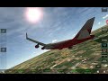 Real flight simulator   летаем на Боинге 747 - 400 авиакомпании Россия
