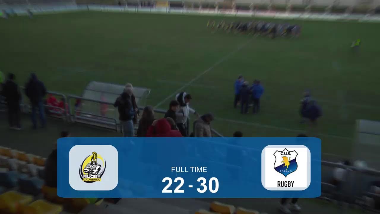 Tiesse Robot Calvisano-Iveco Cus Torino Rugby (VIII giornata di Serie A)