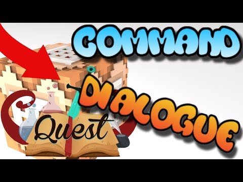 Minecraft Command Block Quest Dialogue Tutorial Bedrock Edition (Xbox One,Mcpe,Windows10)