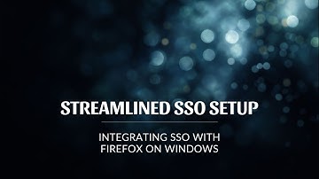 How to configure Single Sign-On (SSO) for Firefox using Intune in device and user context (Windows)