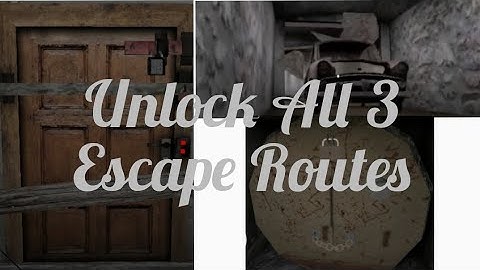 Granny Version 1.8! Unlocking All 3 Escaping Routes