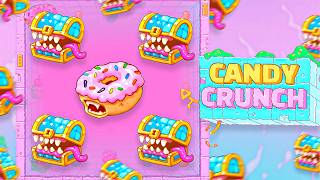 WHY DO I KEEP DOING THIS ON SLOTS... (CANDY CRUNCH) screenshot 2