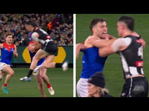 Maynard Brayden Maynard has defended his collision with Angus Brayshaw ...