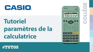 Réglages de la calculatrice CASIO fx 92+ Spéciale Collège - Tutoriel