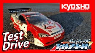 Test Drive and Fun - Kyosho nitro PureTen GP FAZER 1/10 4WD RC Vauxhall Astra VXR - VX Racing 2006