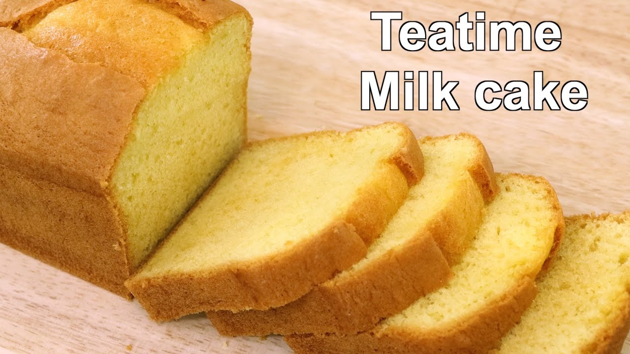 Soft & Spongy Teatime Milk Cake Recipe | Easy Tea Time milk cake