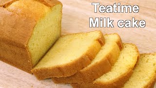 Soft & Spongy Teatime Milk Cake Recipe | Easy Tea Time milk cake screenshot 4