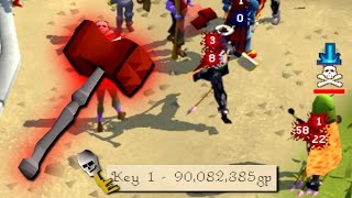 You Wouldnt Believe This Smite - Dragon Warhammer Pking On A 50 Attack Pure Build Osrs Hd.