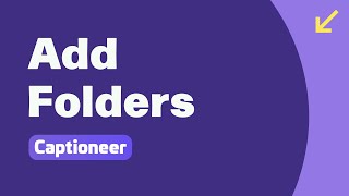 Add Folders