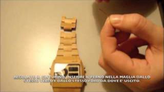 WEWOOD CRONO regolazione cinturino. - YouTube