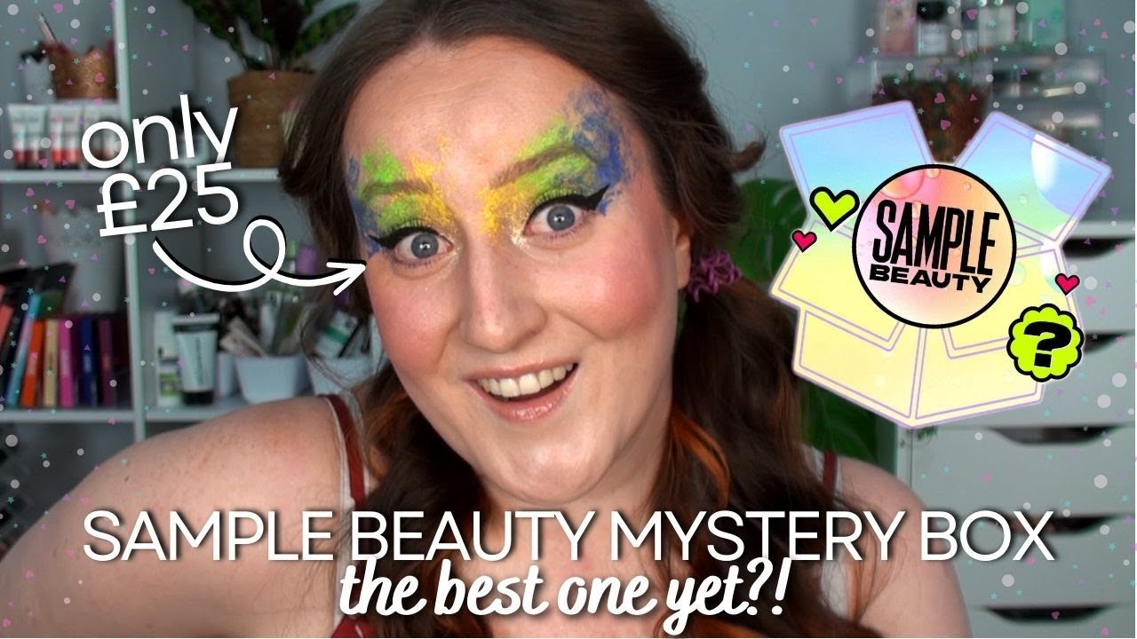SAMPLE BEAUTY *NEW* MYSTERY BOX Unboxing Surprise Makeup Bundle From