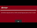How To Fix Fortnite Error UE::IoStore::SignatureError:EloErrorCode::SignatureError Pak Is Invalid PC