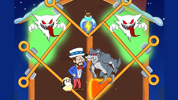 Home Pin Rescue New Gameplay Walkthrough Level 1402-1418 | Pull The Pin Puzzle