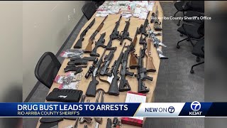 Couple arrested after guns and narcotics seized from vehicle