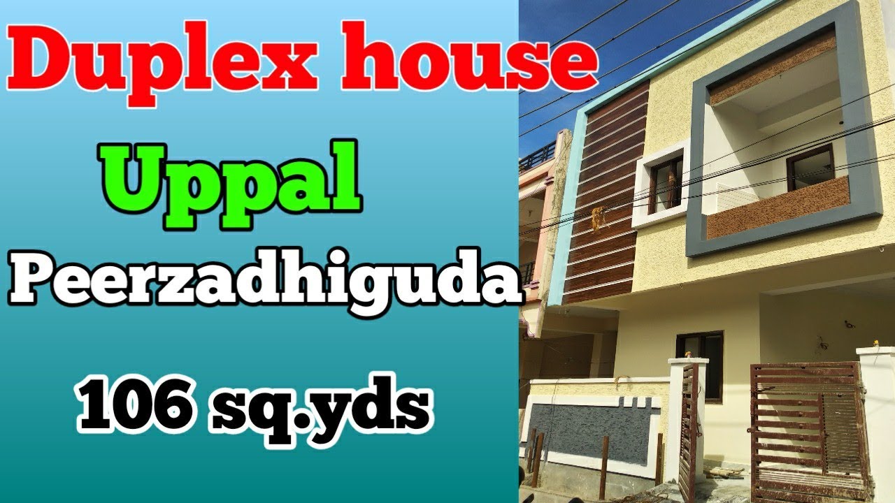 Uppal in Duplex house for sale Peerzadhiguda 106 sq.yds 4BHK