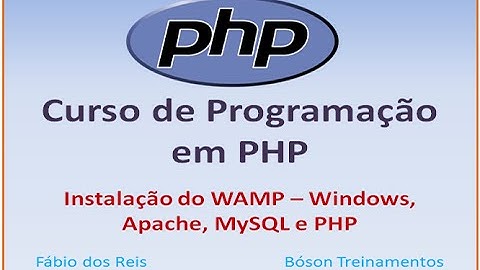 Curso de Programação em PHP - Instalando o WAMP no Windows