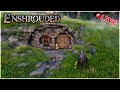 Enshrouded building a small  cozy hobbit house