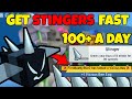 How to get stingers fast in bee swarm simulator best method