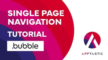 Bubble.io Single page navigation plugin
