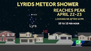 Lyrid meteor shower peaks this weekend. How to see it in Northern California