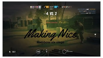 Making friends with the enemy - Rainbow six siege