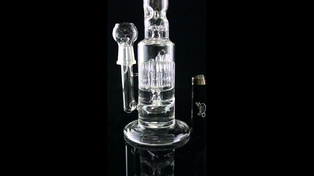 Upside Down Tree Perc with Dome Splash Guard Oil Rig Pipe