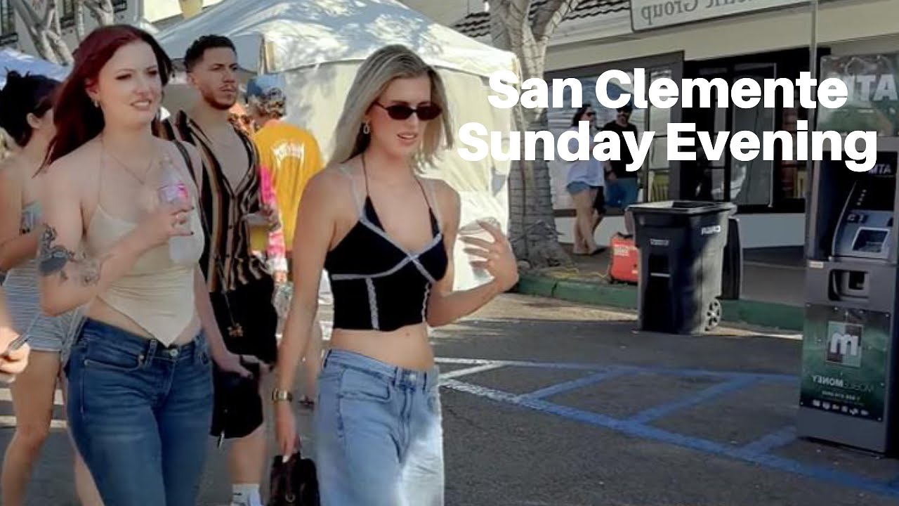 San Clemente, 70th Fiesta Music Festival | Vibrant Sunday Afternoon Vibes, City Tour 4K | CALIFORNIA