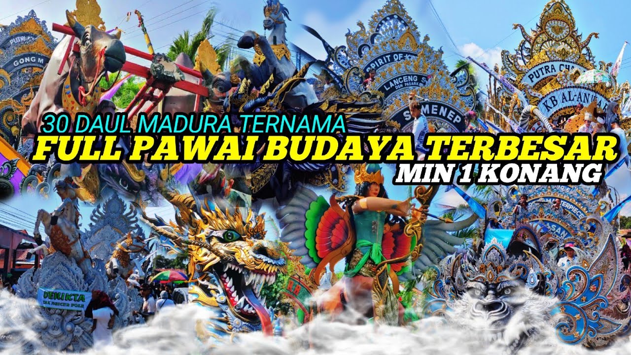 🔴FULL PAWAI BUDAYA TERBESAR DI MIN 1 KONANG‼️