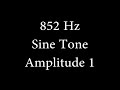 852 hz sine tone amplitude 1