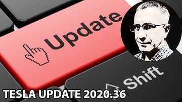 Tesla Update 2020.36 with speed limit sign reading