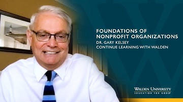 Foundations of Nonprofit Organizations – School of Lifelong Learning