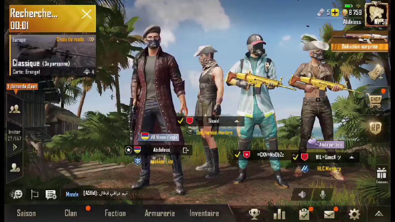 PUBG Mobile Rak ka t9leb 3liha a7madi