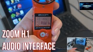 ZOOM H1 | USE AS 2IN/2OUT AUDIO INTERFACE {CONNECT TO COMPUTER - DRIVER DOWNLOAD}
