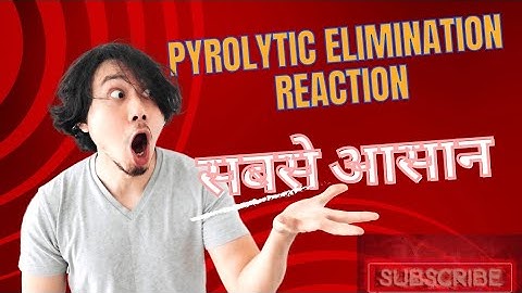 Pyrolytic Elimination Reaction | Elimination Reaction | Msc Organic chemistry #uok #chemistry