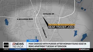 Man charged with murder after woman found dead in Reno