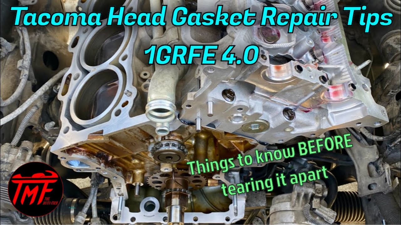 Tacoma 4.0 head gasket repair tips! (1GRFE) - YouTube