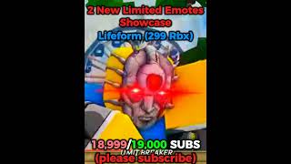 2 New Limited Emotes Showcase (TSB) #roblox #thestrongestbattlegrounds #tsb