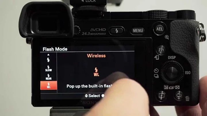 Sony Alpha Tutorial - Setting up a Camera for Wireless Flash (pre-2019)