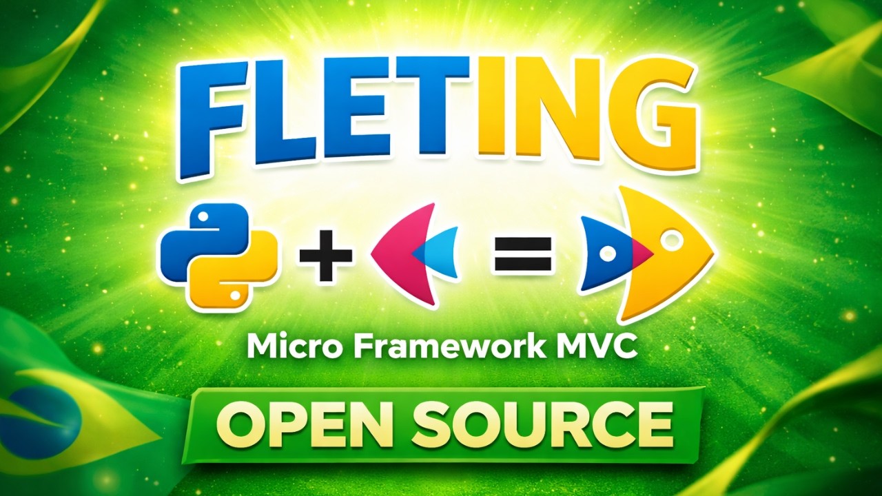 build a python portfolio website with flet tutorial -... Fleting Framework opensource | 🇧🇷 Criei um App Profissional em Python ...