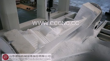 4 axis CNC router milling machine making 3D foam theme park sculpture #cncmachine #foamsculpture