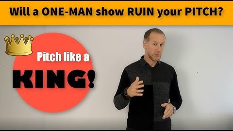 Will a one man show ruin your pitch | ®Global Disruption - OFFICIAL