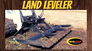 Quick Attach Land Leveler Hydraulic Scarifier for Skid Steer in action