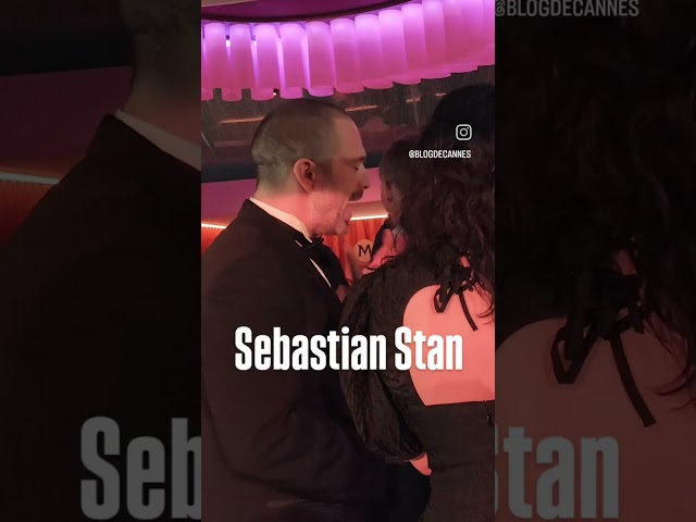 Sebastian Stan à la soirée officielle du film FJORD — Plage Magnum Cannes