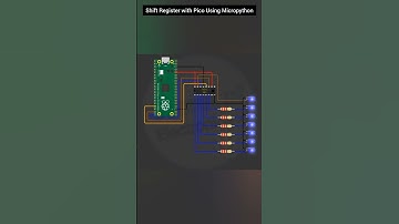 Micropython on Raspberry Pi Pico Board || Interface Shift Register with Pico