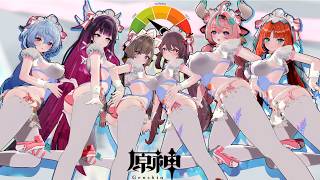 Low Cortisol Genshin Nilouhutaoganyuvaresacolumbinasandrone胡桃コロンビーナ甘雨ニィロウヴァレササンドローネ