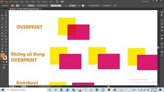 Overprint, trap, knockout