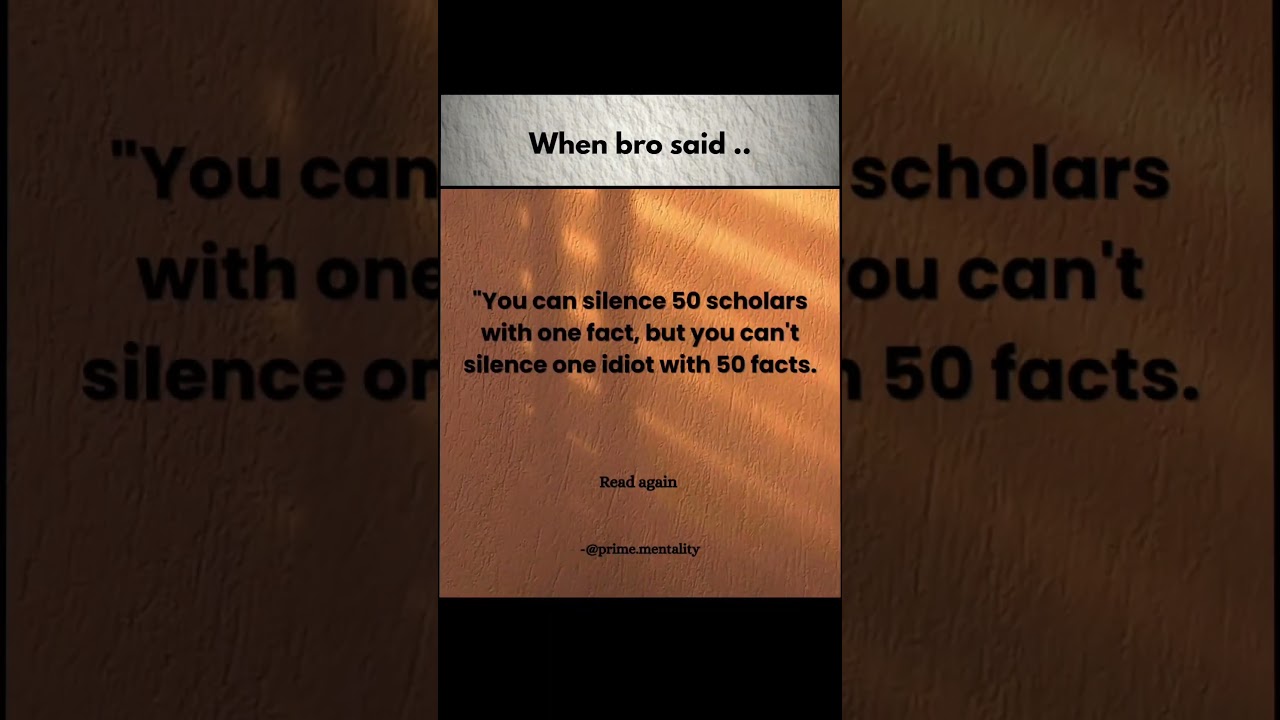 A great quote about fools 🔥🗿 only few will understand 